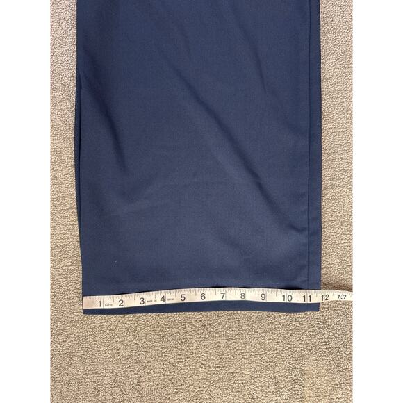 Preston & York Jumpsuit Kayla Tie Belt Classic Cocktail Evening Navy Blue Size 6 - Picture 10 of 10